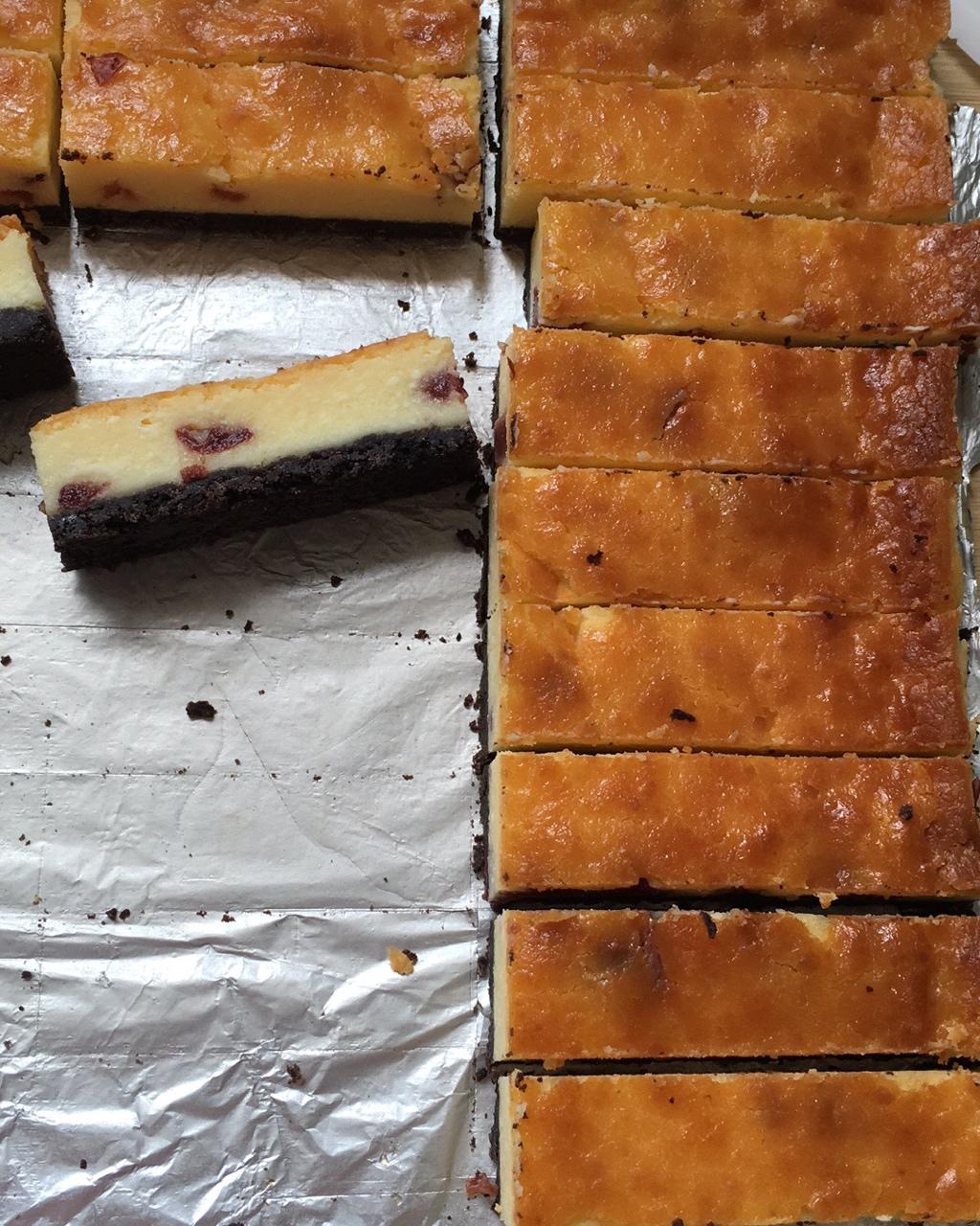 Kiri奶油芝士食谱-蔓越莓芝士条