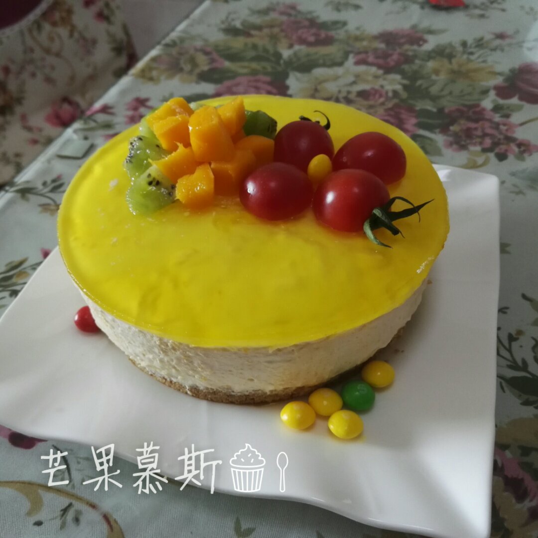 【视频】芒果慕斯（6寸） | 含镜面果胶配方