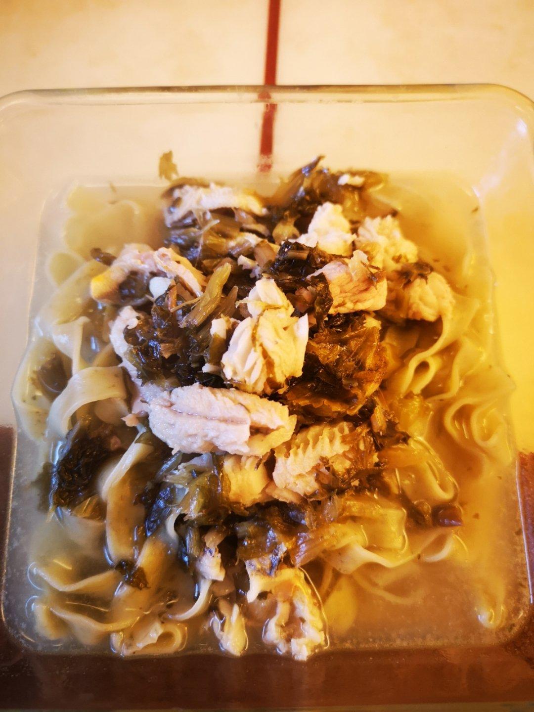 雪菜小黄鱼面