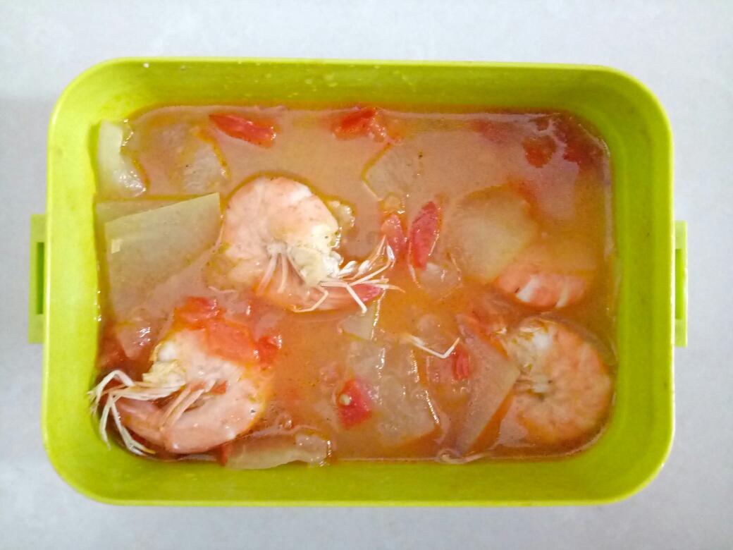 鲜虾冬瓜汤