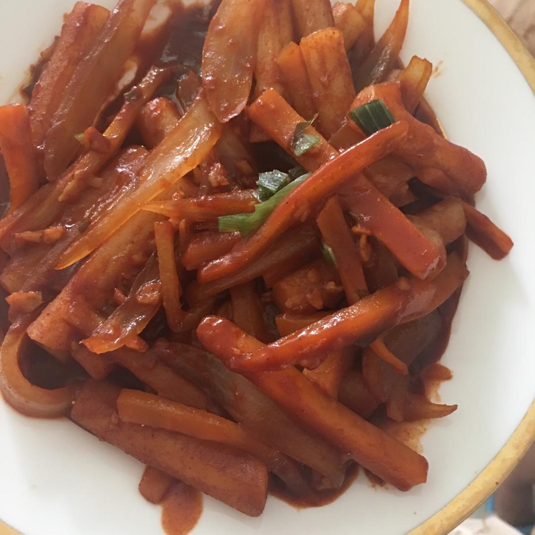 15分钟韩式辣炒年糕