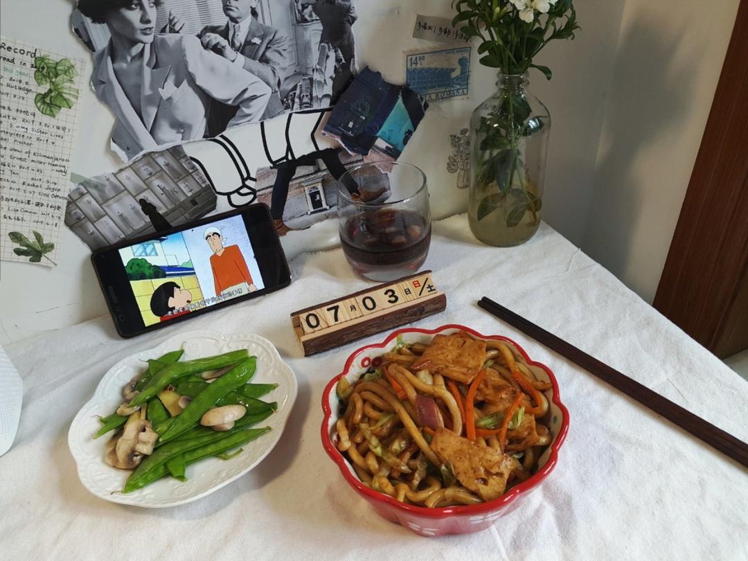 炒乌冬面