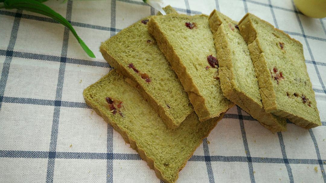 抹茶蔓越莓吐司