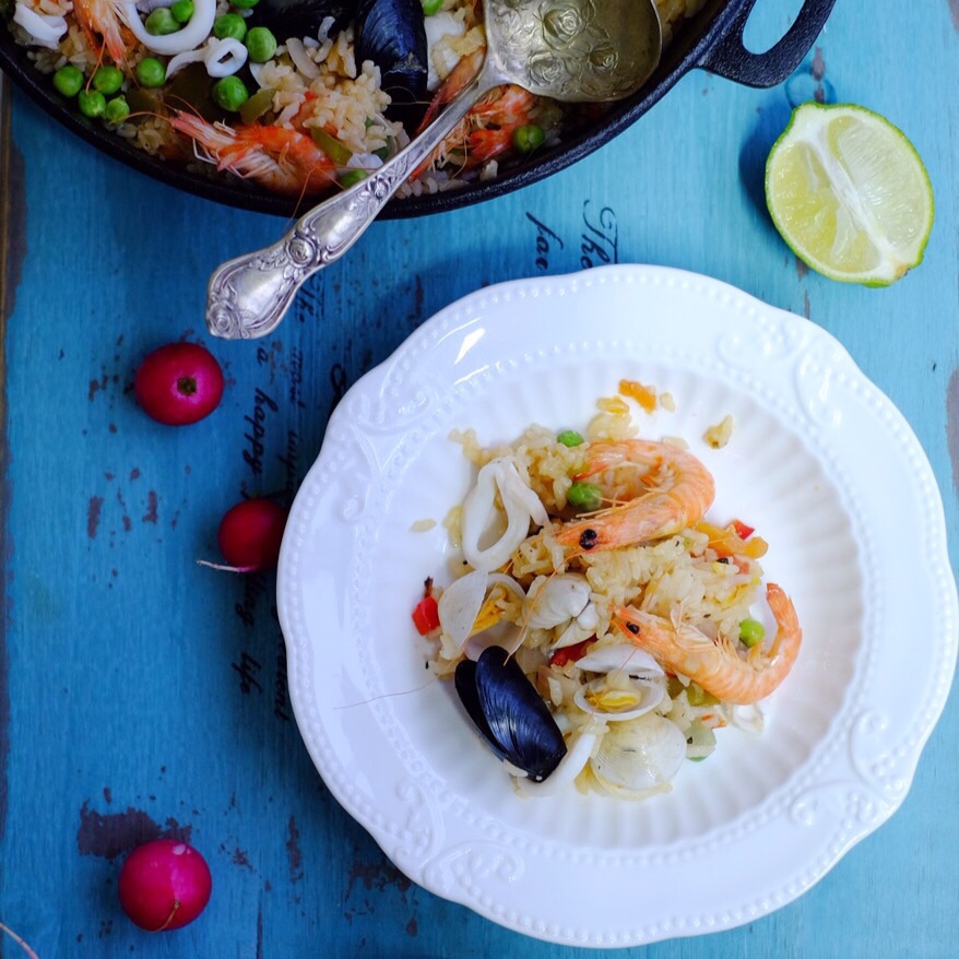 【曼食慢语】Seafood Paella 西班牙海鲜饭