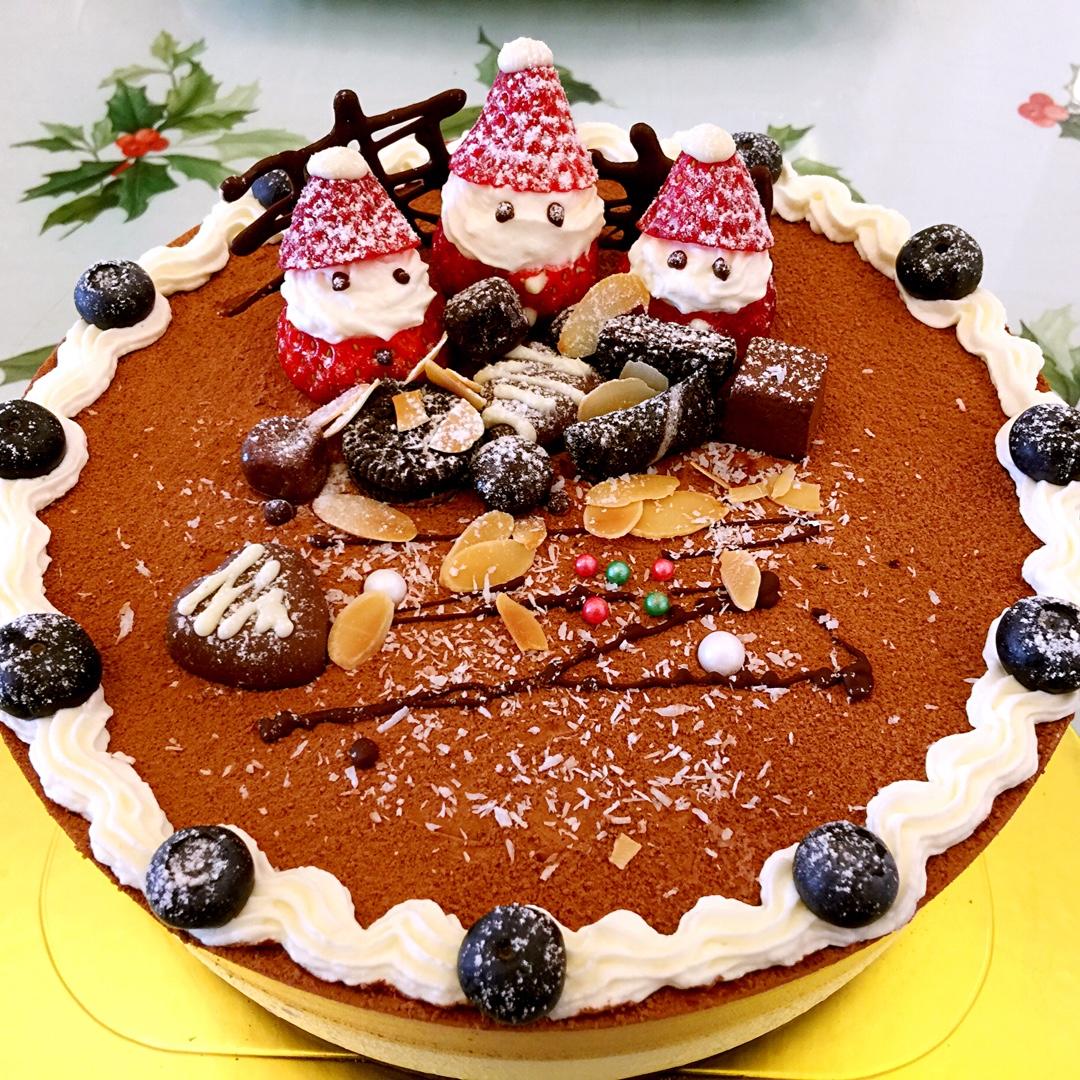 圣诞呆萌裸蛋糕
