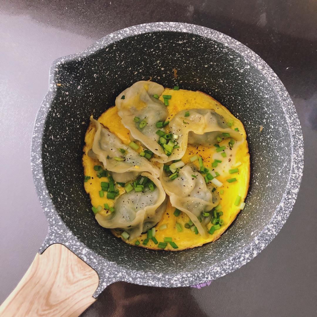 懒人快手抱蛋煎饺