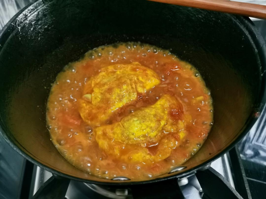 快手懒人菜の西红柿蛋饺