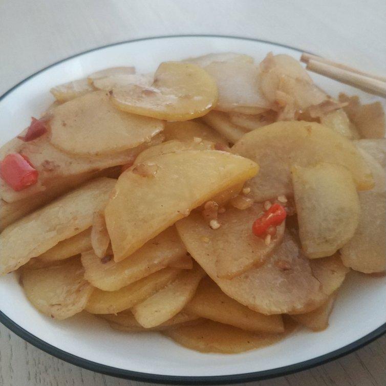 家常炒土豆片