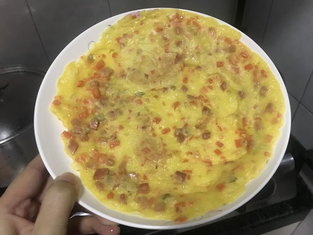 榨菜鸡蛋饼