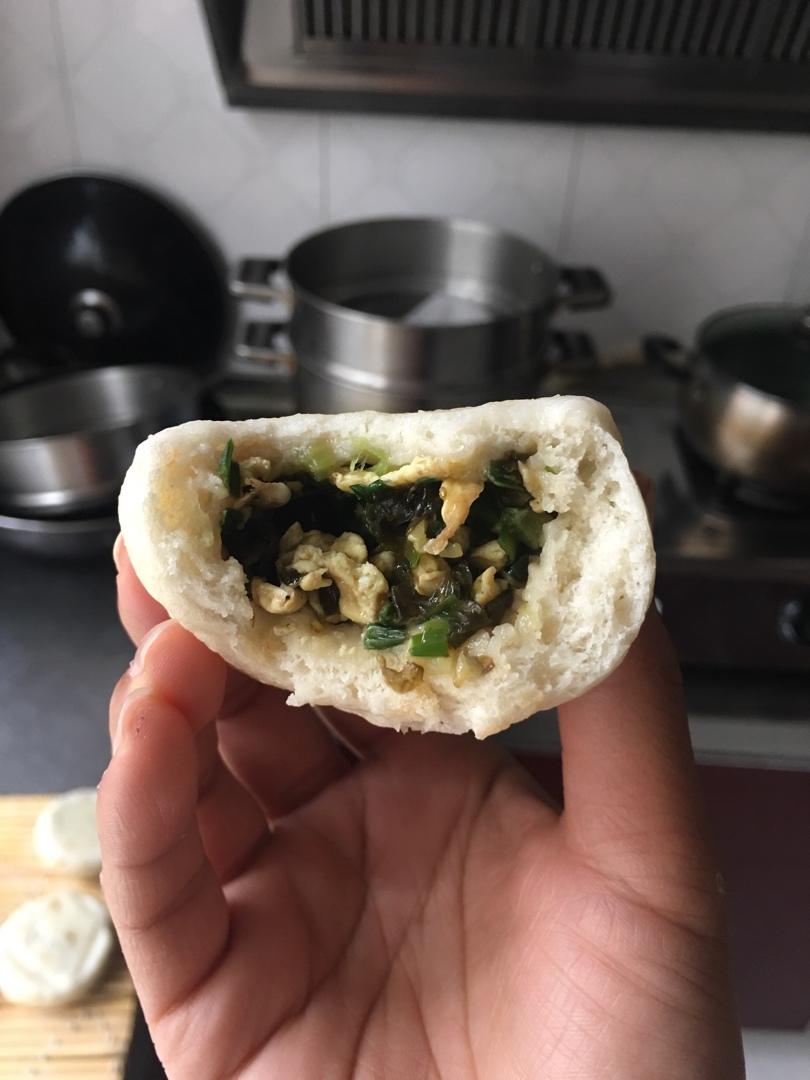 秋叶67721739做的地耳韭菜鸡蛋包子