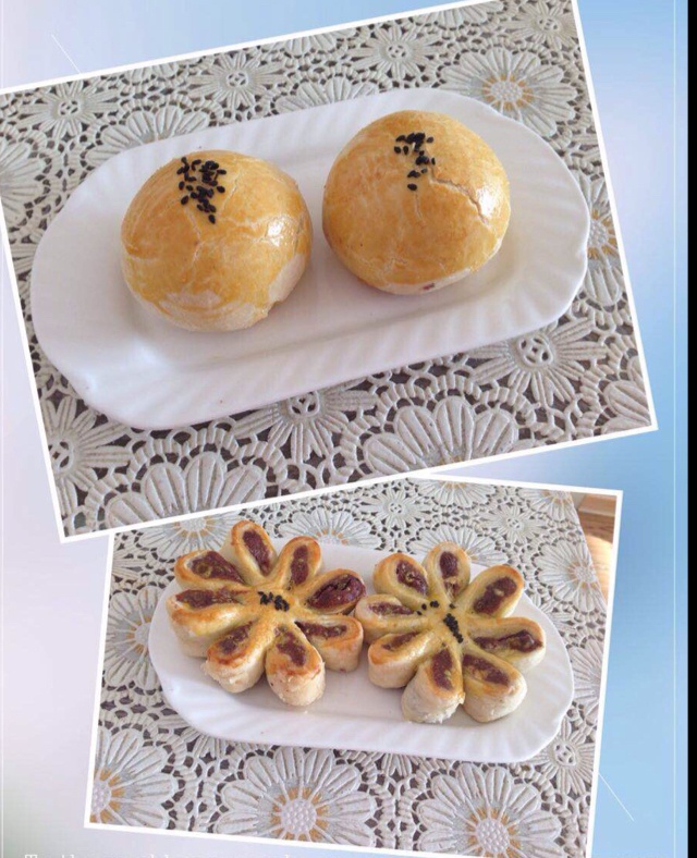 红豆酥饼（附油酥不测漏的办法）