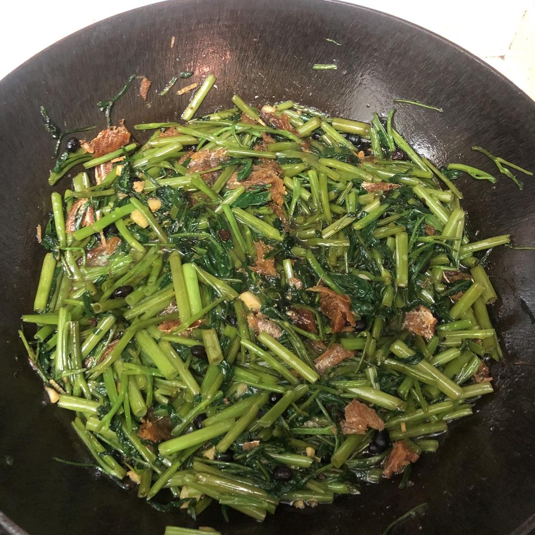 豆豉鲮鱼油麦菜