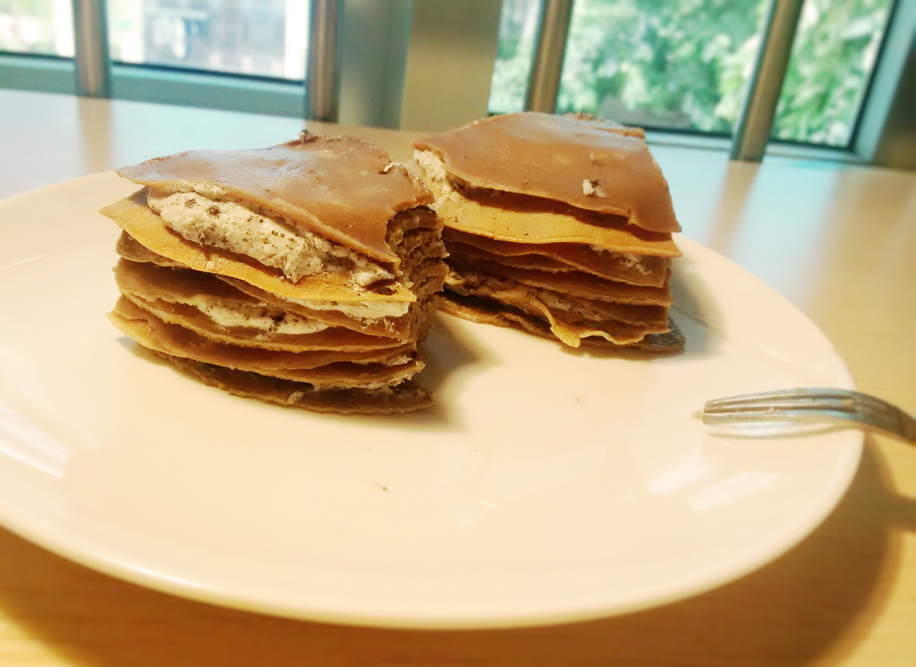 陈与衡做的奥利奥奶油千层蛋糕-oreo mille crepe