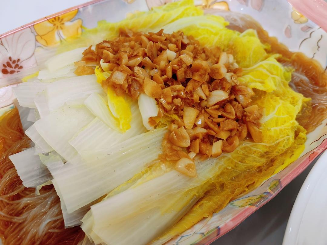 蒜蓉粉丝娃娃菜的家常版