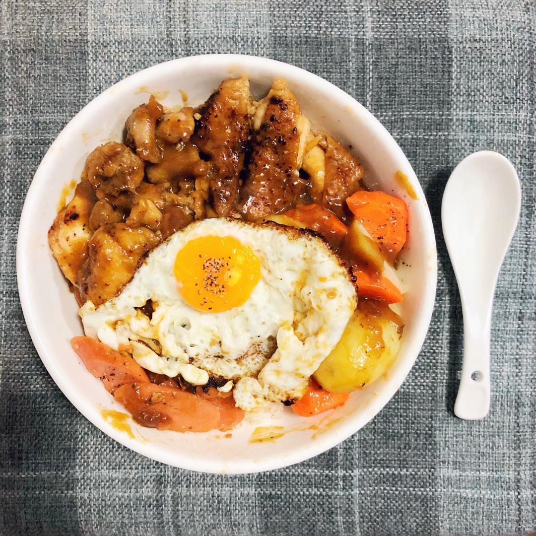 照烧鸡腿饭