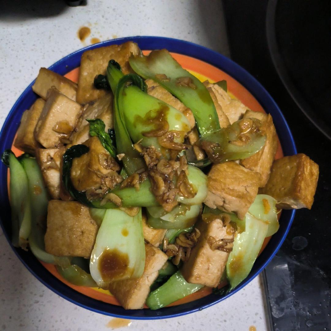 油菜烧豆腐