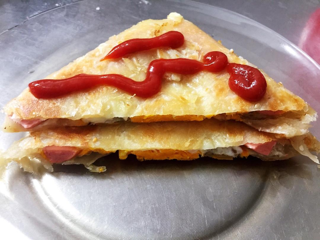 手抓饼创意吃法