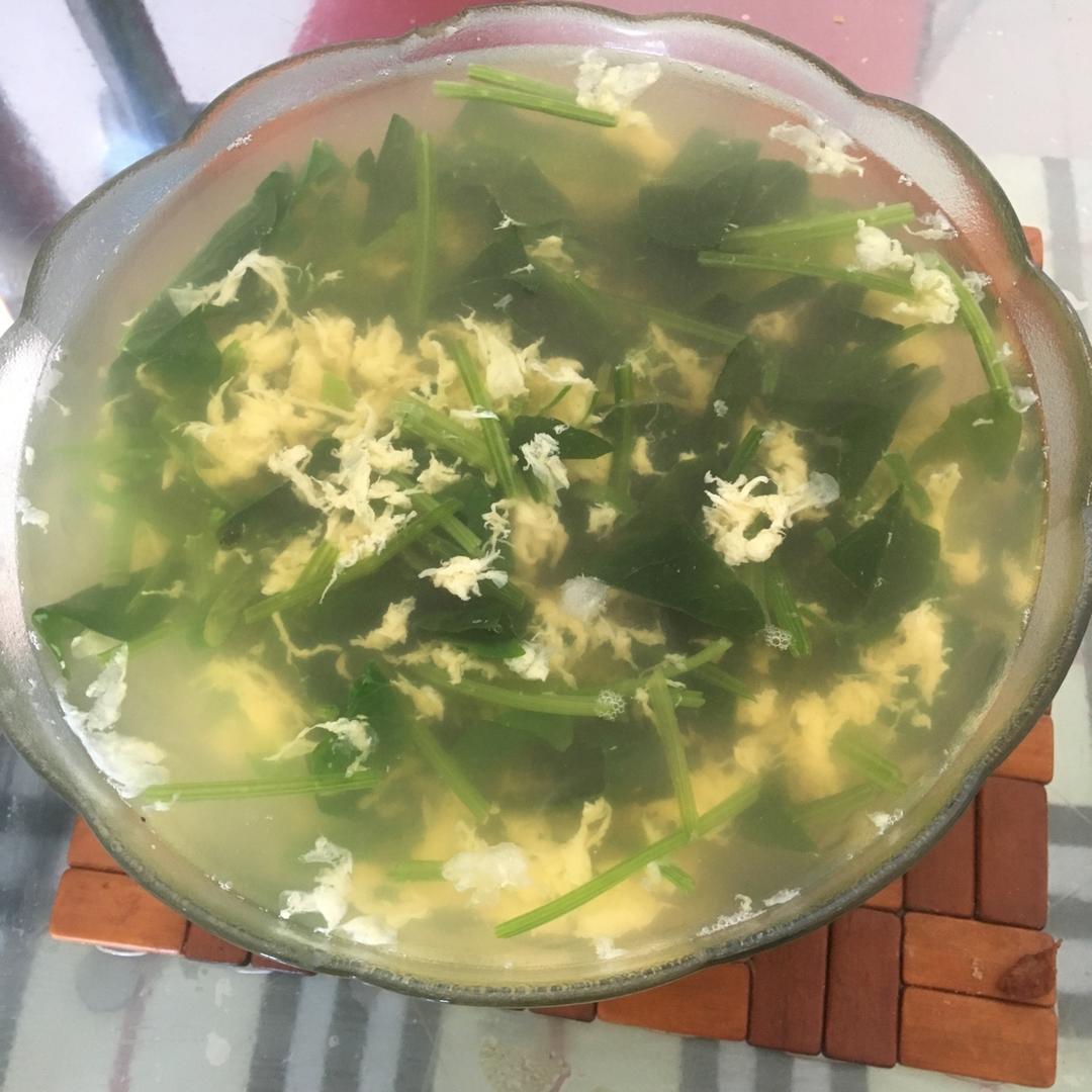 菠菜鸡蛋汤