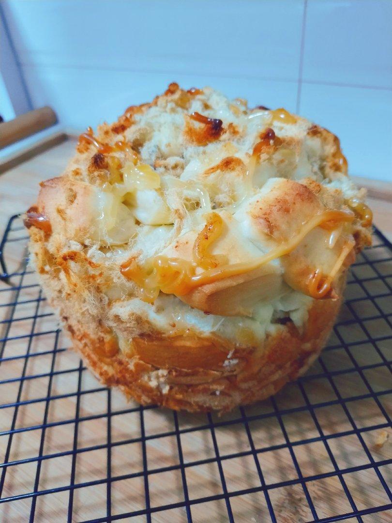 肉松手撕面包—超软会爆浆的面包哟