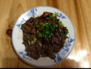 红烧肉末茄子