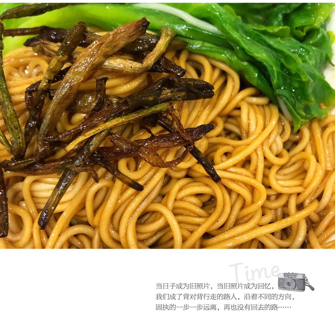 简单好吃的葱油面
