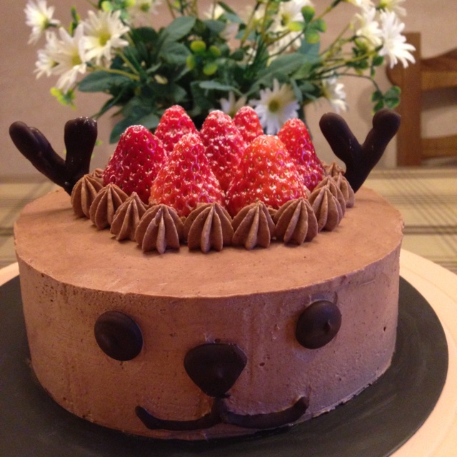 圣诞节-萌萌哒小麋鹿蛋糕