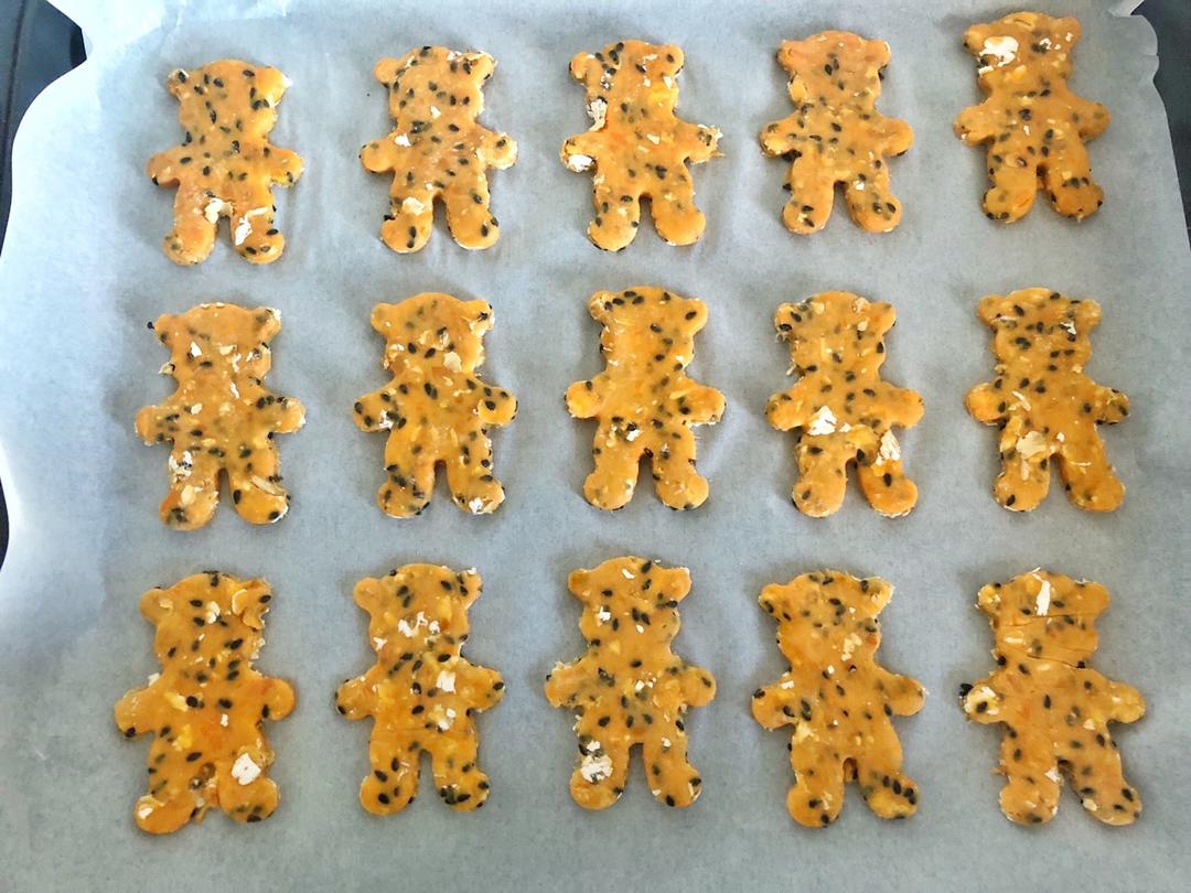 无油无糖的紫薯燕麦饼干