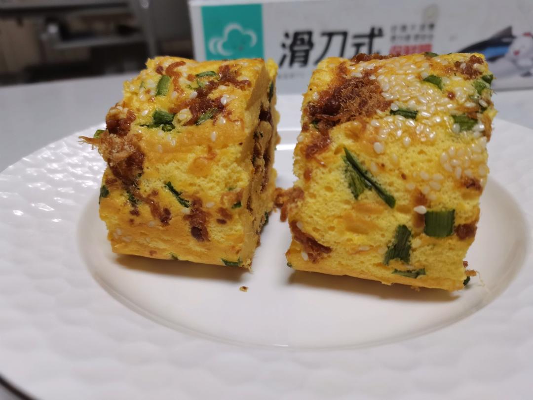 香葱肉松肥蛋糕卷～