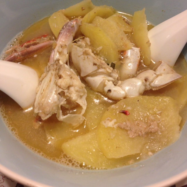 梭子蟹土豆羹