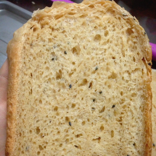 糯米黑芝麻面包