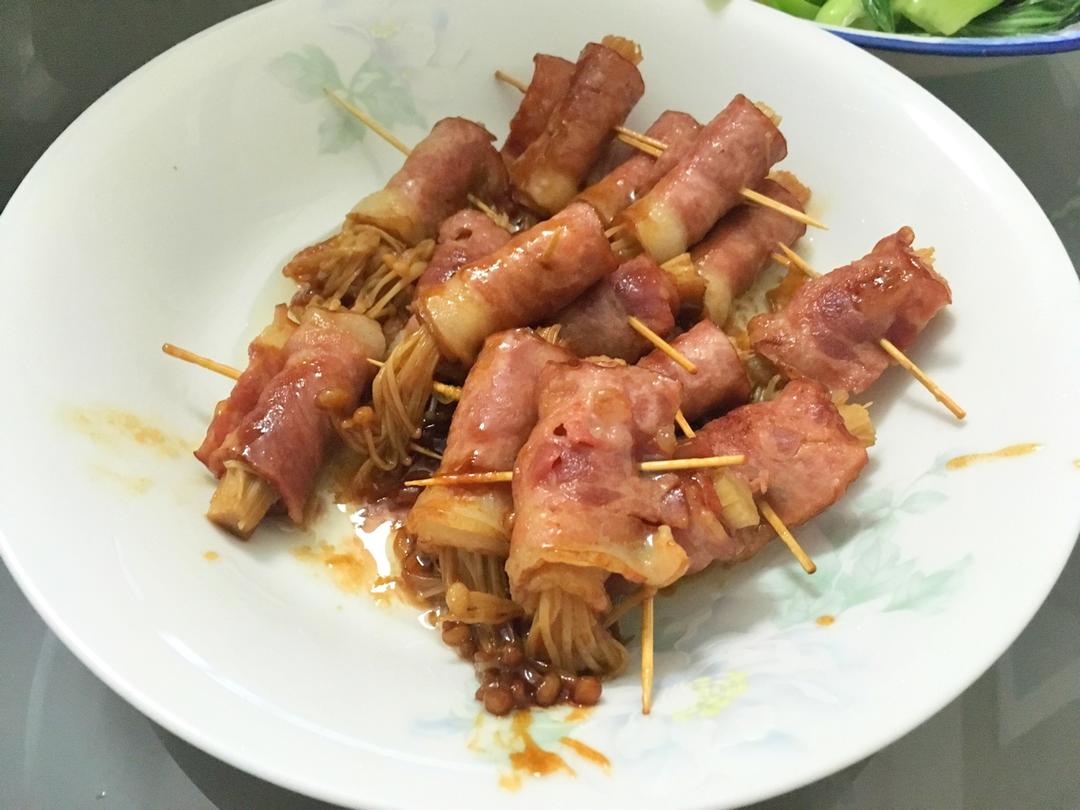 金针菇培根卷