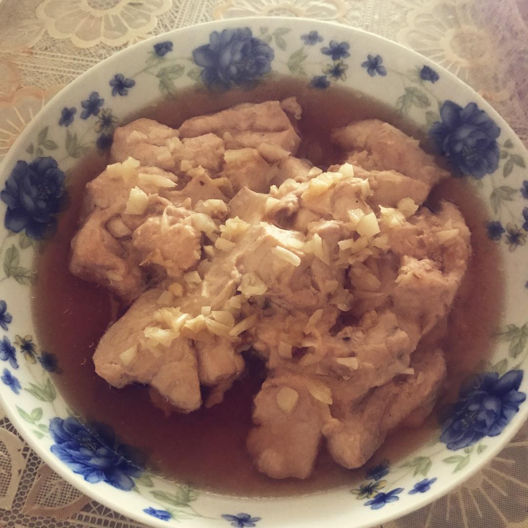 蒜蓉蒸鸡胸（鸡腿）