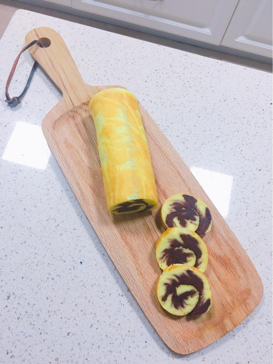 可可旋风蛋糕卷（视频）