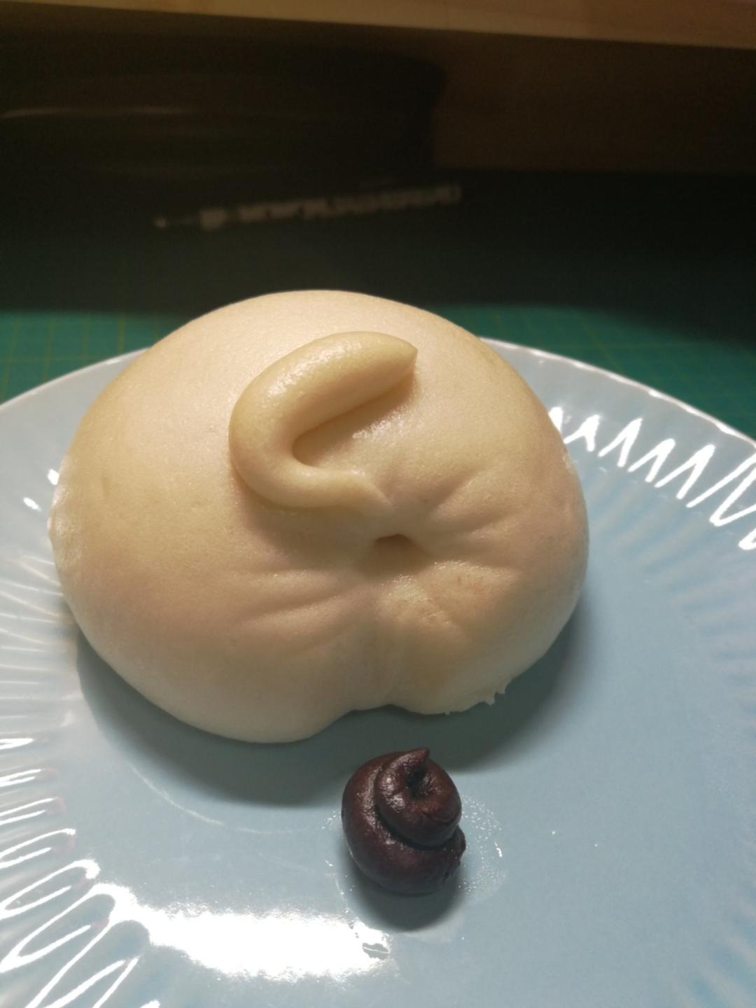 造型馒头11萌宠屁屁馒头