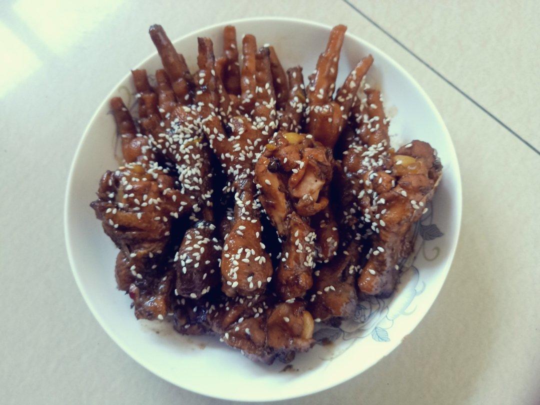 香辣卤鸡爪