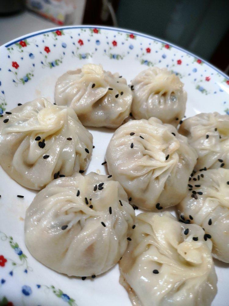 生煎蔬菜水晶包