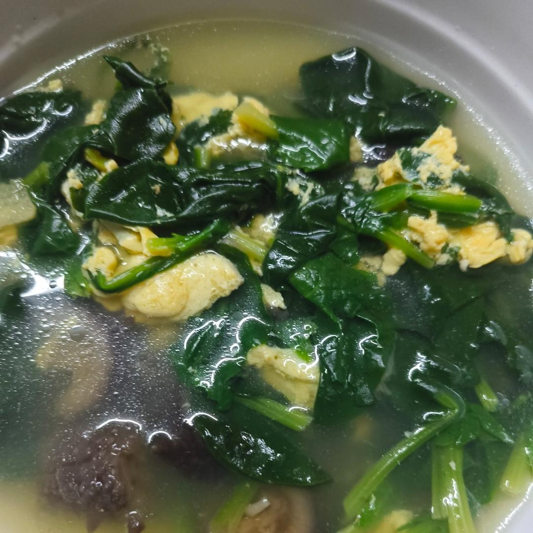 简约不简单-海参菠菜鸡蛋汤