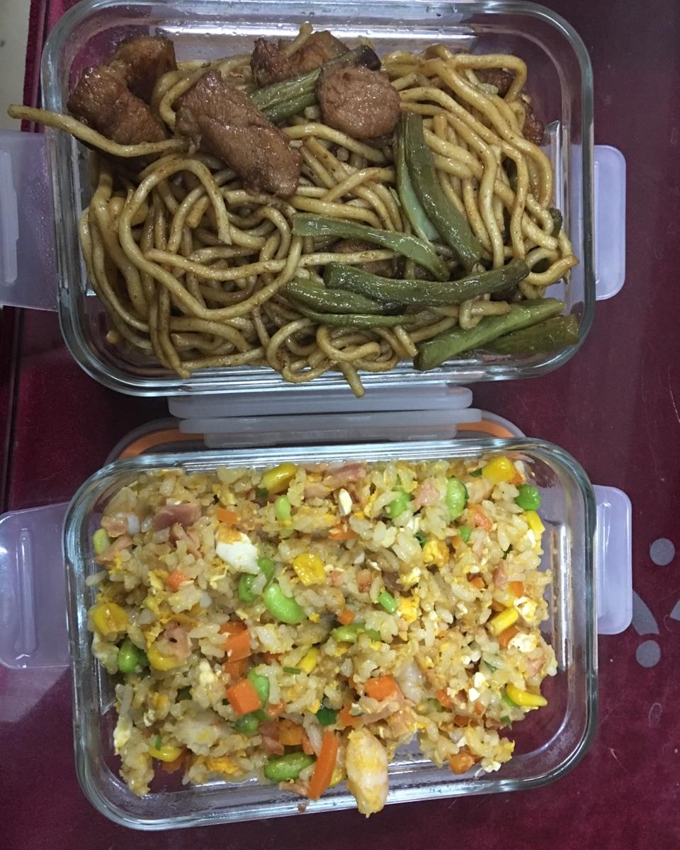 【耳光炒饭 & 烤茄子】