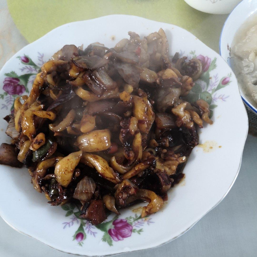 爆炒香辣鱿鱼