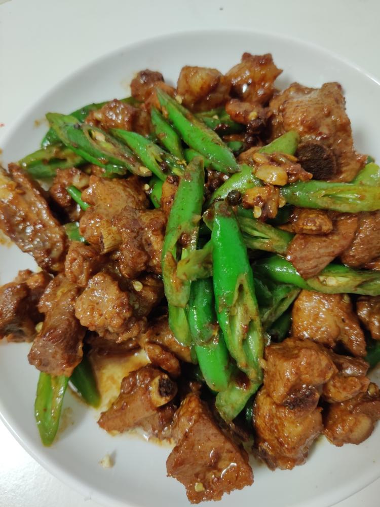 尖椒辣椒排骨