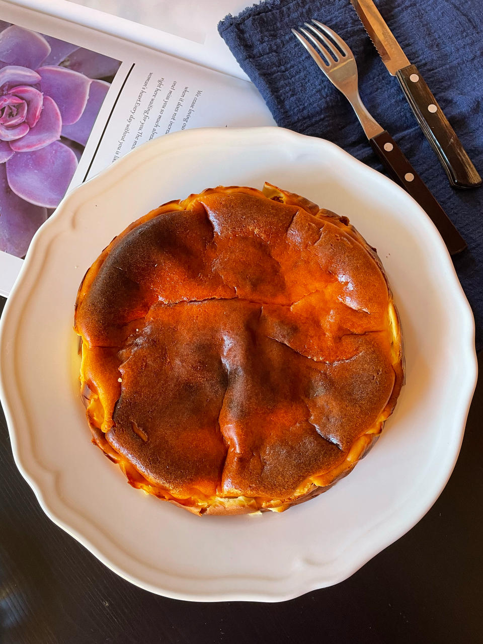 酸奶巴斯克芝士『低卡版』超好吃‼️0失败 巨简单