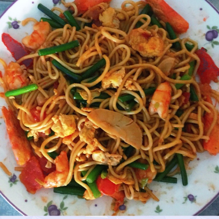 海鲜炒面