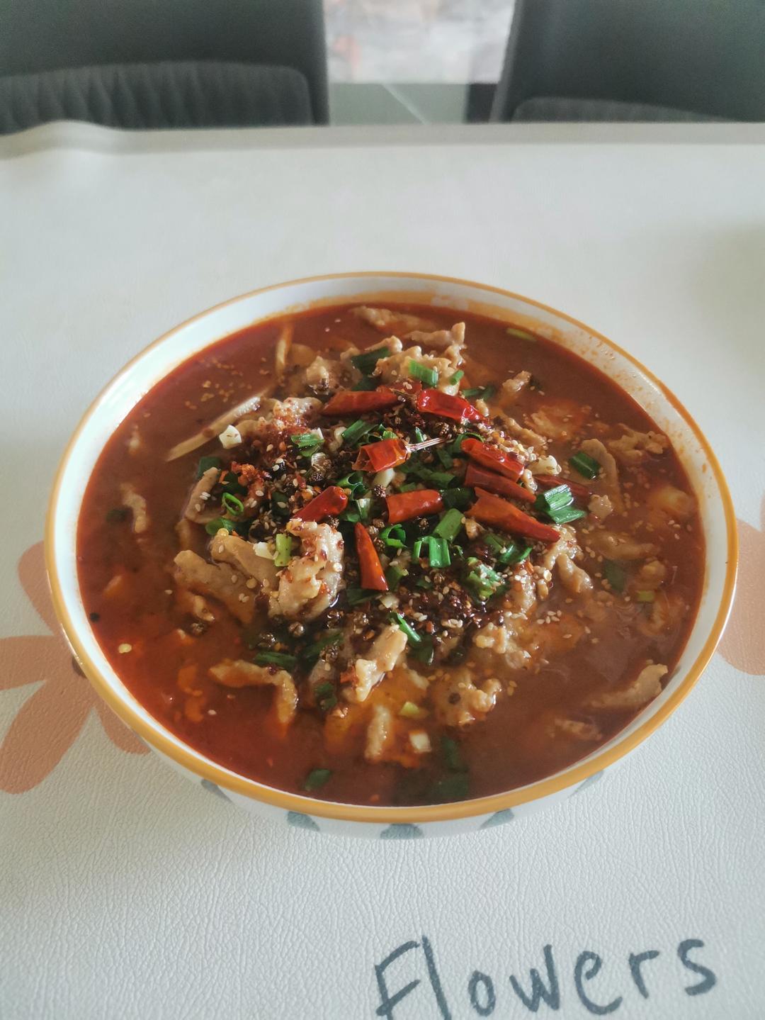 水煮肉片（肯定不翻车）