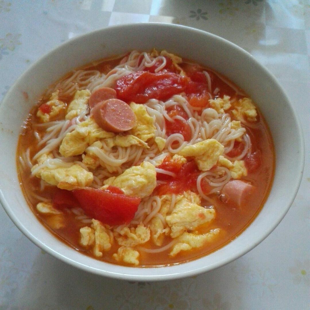 超级入味好吃的番茄鸡蛋面