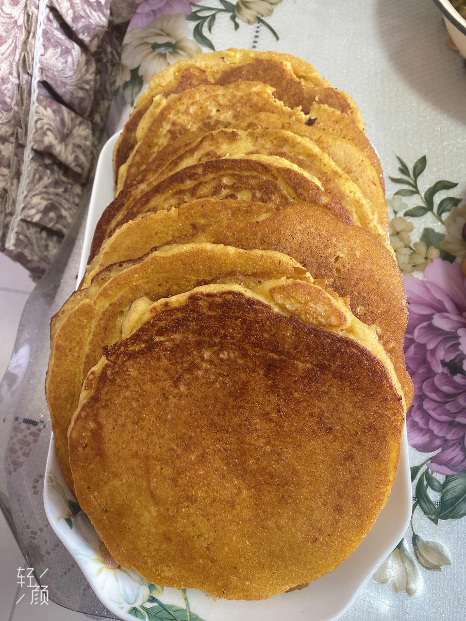 奶香玉米面饼