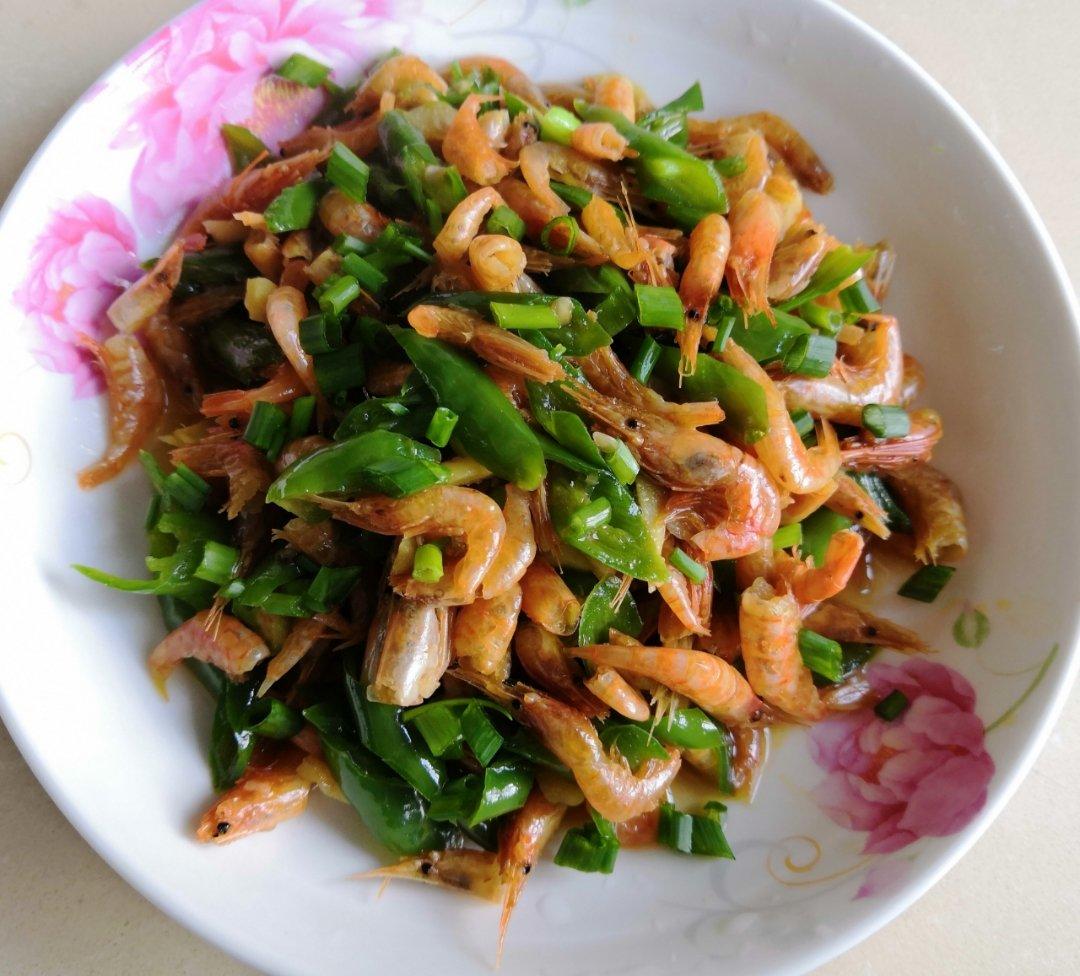 青椒炒虾米