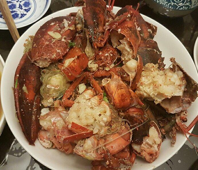 葱姜龙虾（附详细的拆解龙虾技巧，附精确地调料用量）