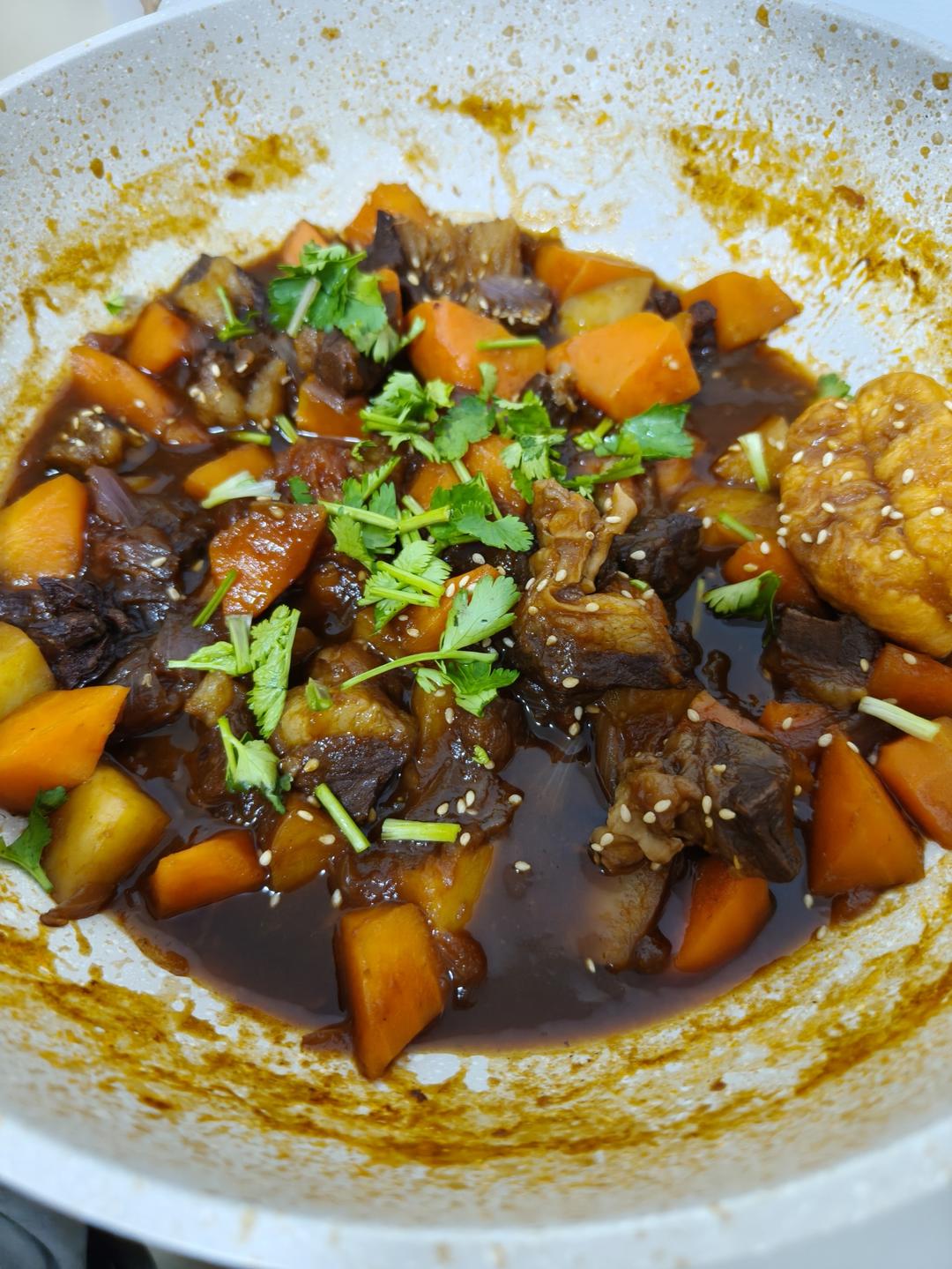 番茄土豆牛腩煲（电饭煲）