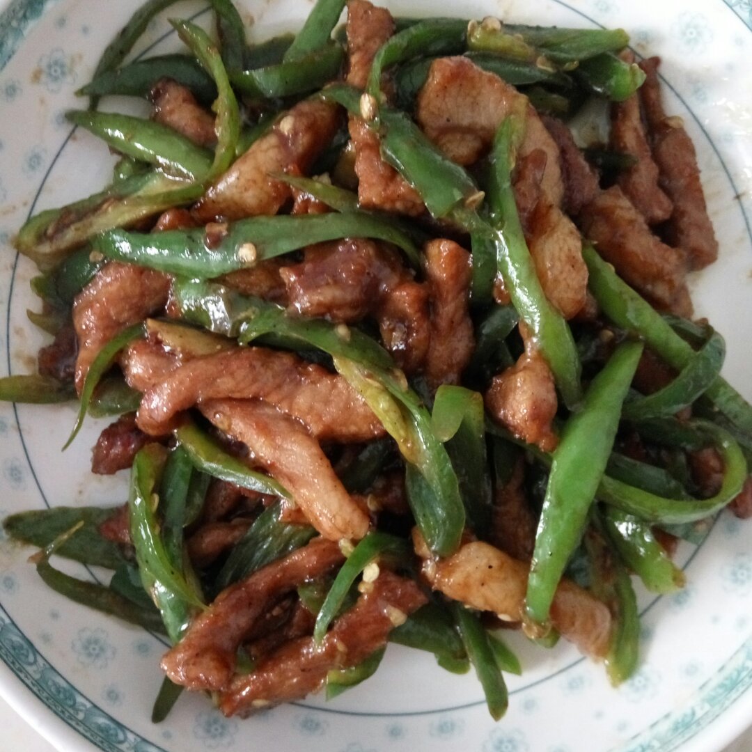 尖椒肉丝