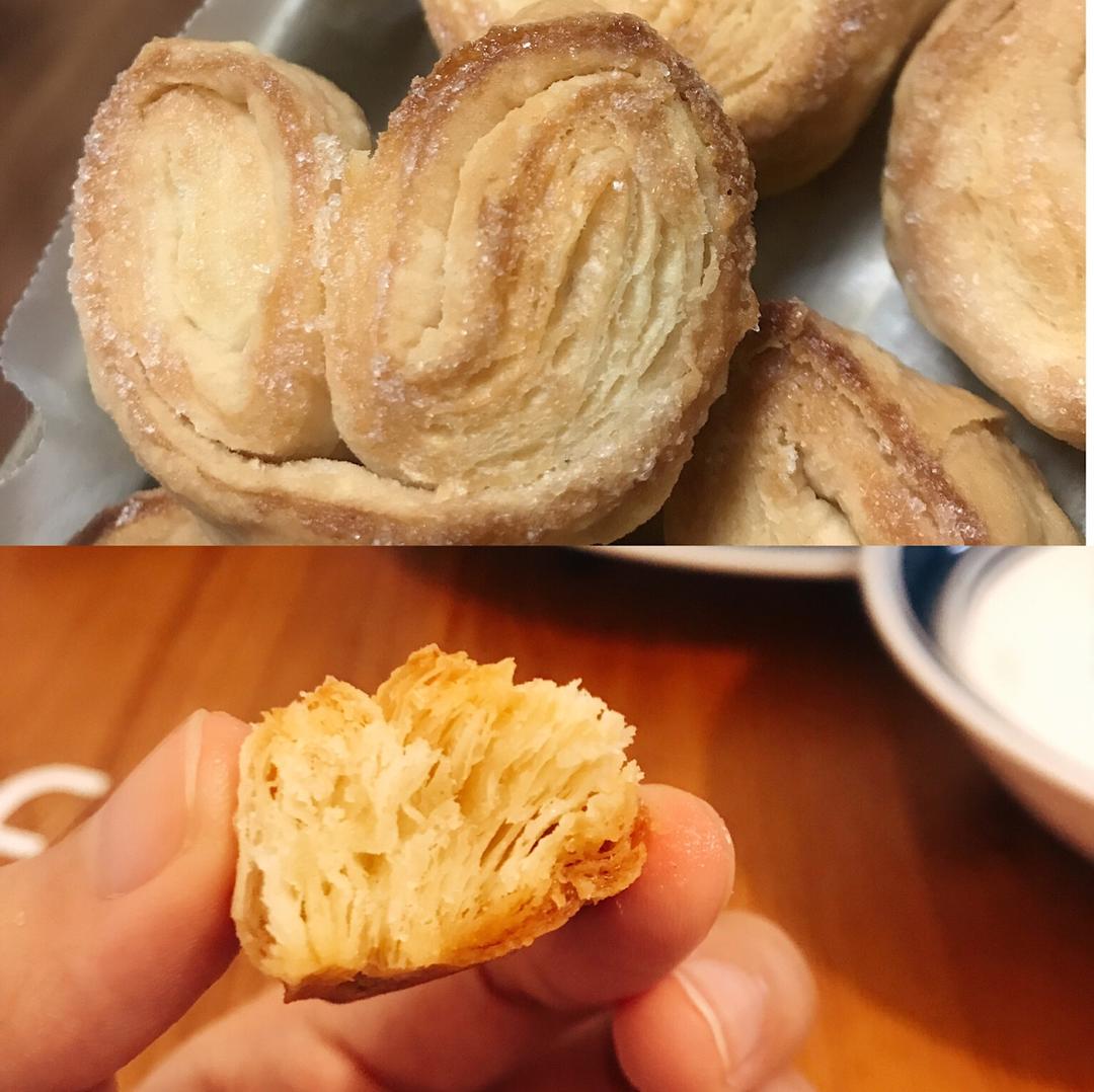 基础千层酥皮做法--附果酱酥、风车酥、蝴蝶酥和羊角酥整形